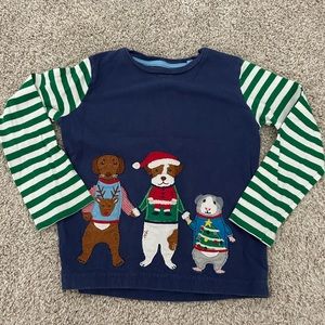 Christmas mini boden boys shirt